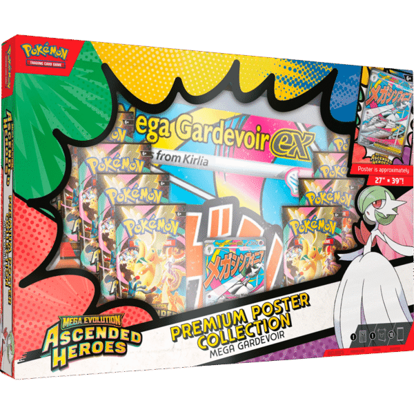 Pokemon TCG Ascended Heroes Premium Poster Collection Mega Gardevoir ex cardcenter.es
