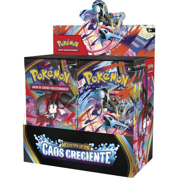 Pokemon Caos Creciente Chaos Rising espanol caja 36 booster box cardcenter.es