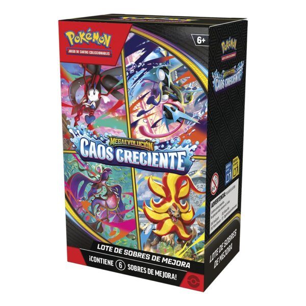 Pokemon Caos Creciente Chaos Rising espanol caja 6 booster bundle cardcenter.es