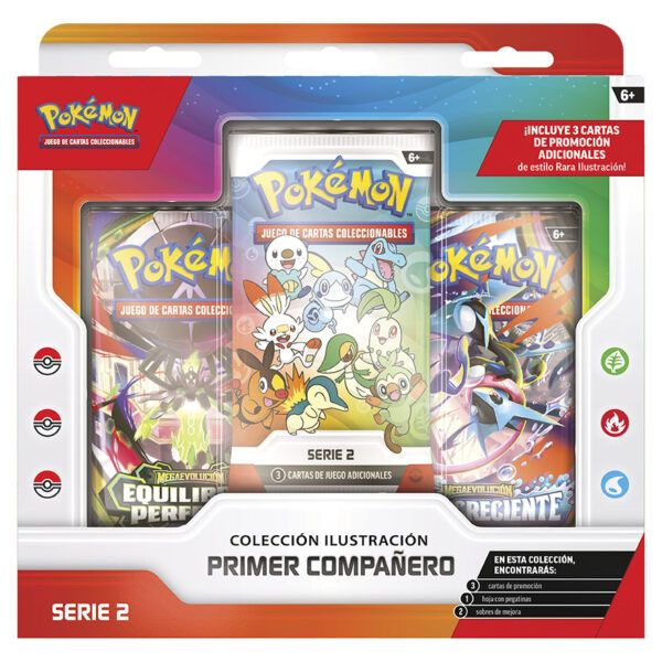 Pokemon First Partner 2 Caja Coleccion Ilustracion Primer Companero Front cardcenter.es