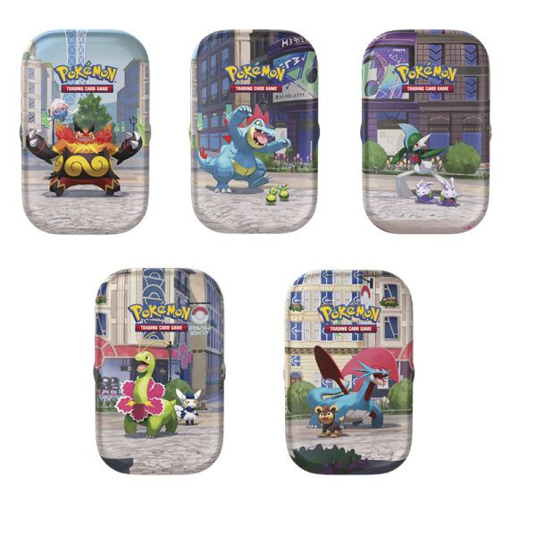 Pokemon Lumiose City Mini Tin Ciudad Luminalia Mini Lata Front cardcenter.es