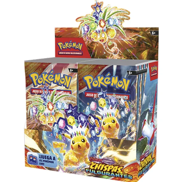 Booster box chispas fulgurantes cardcenter.es