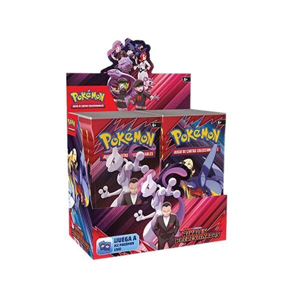Pokemon Destined Rivals Rivales Predestinados Booster Box Caja 36 Sobres Front Espanol Castellano cardcenter.es