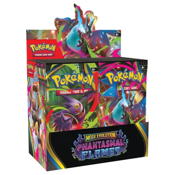 Pokemon Phantasmal Flames Fuegos Fantasmales Booster Box Caja 36 Sobres Front Ingles English cardcenter.es